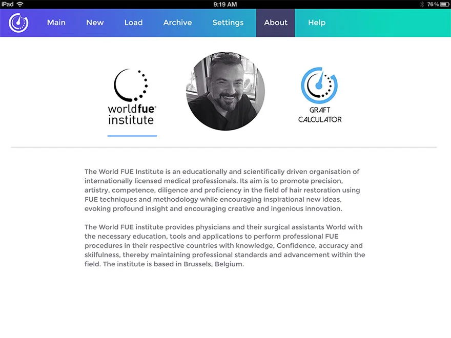 Graft Calculator Patient Profile