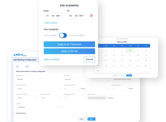 Book Meetings Instantly