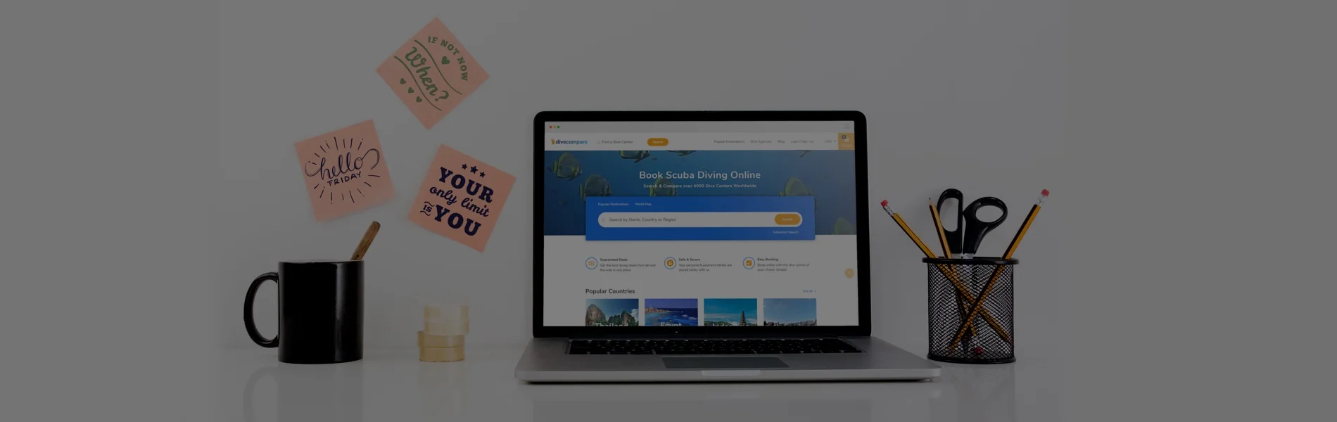 Dive Compare boty Bannner