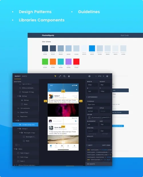 Design and Development Tools Interface