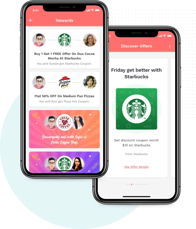 Get rewards for meeting matches