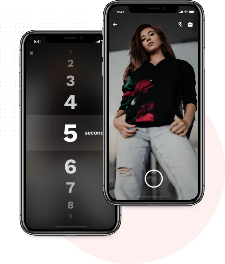 Snapchat like built-in camera