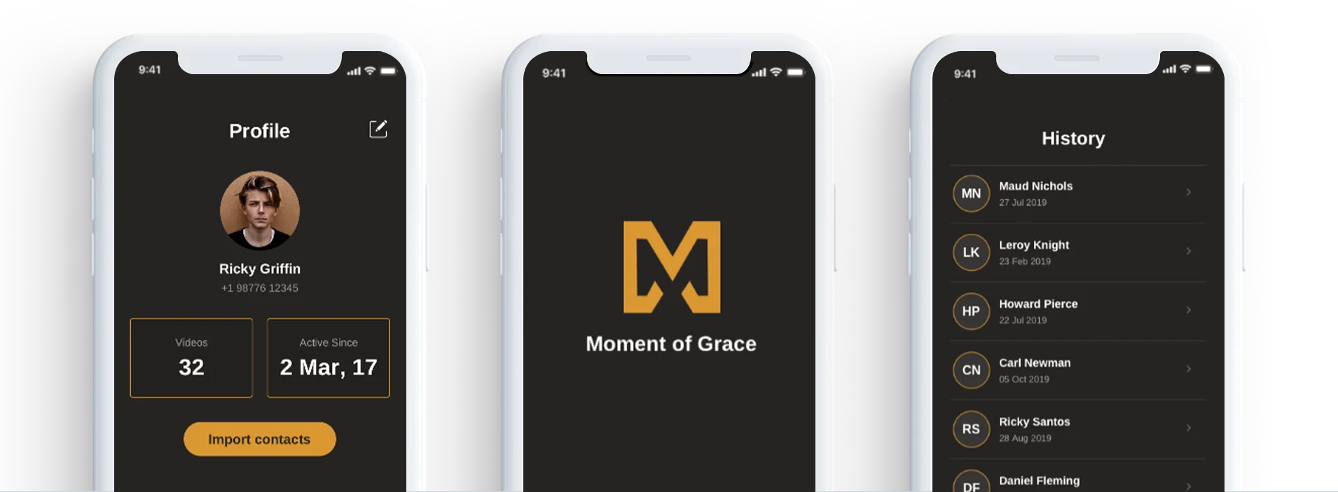 Moment of Grace Mobile Mockup