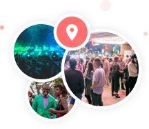 Find events nearby and meet people