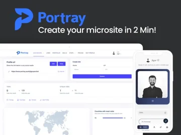 Portray.work - The contact card for your business