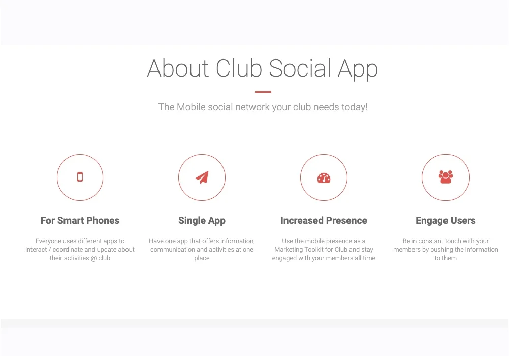 About Club Social App