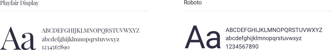 type face of Promotional products website