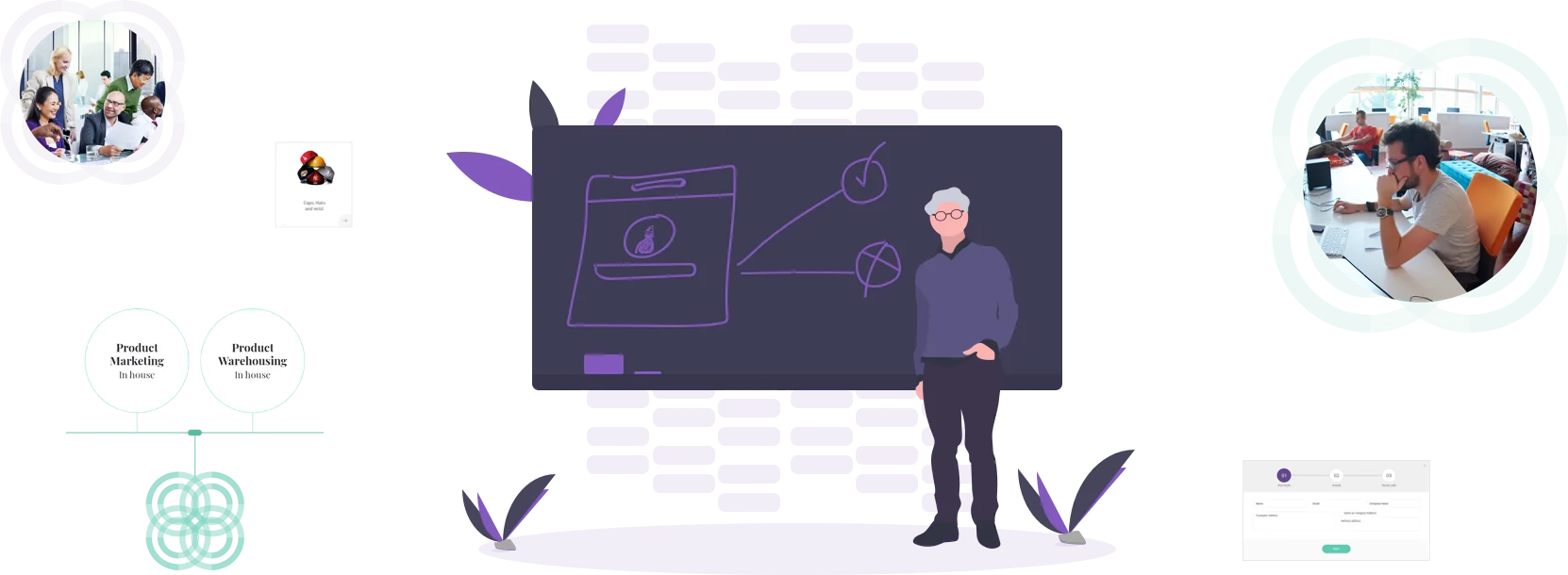 visual design of Promotional products website