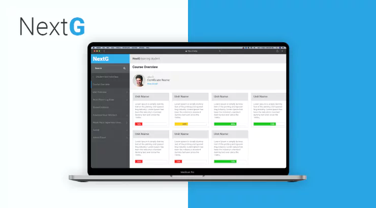 Next G - E Learning Web App Development