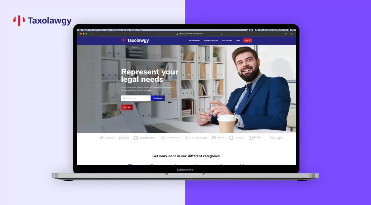 Taxolawgy- Marketplace website for legal and financial Services