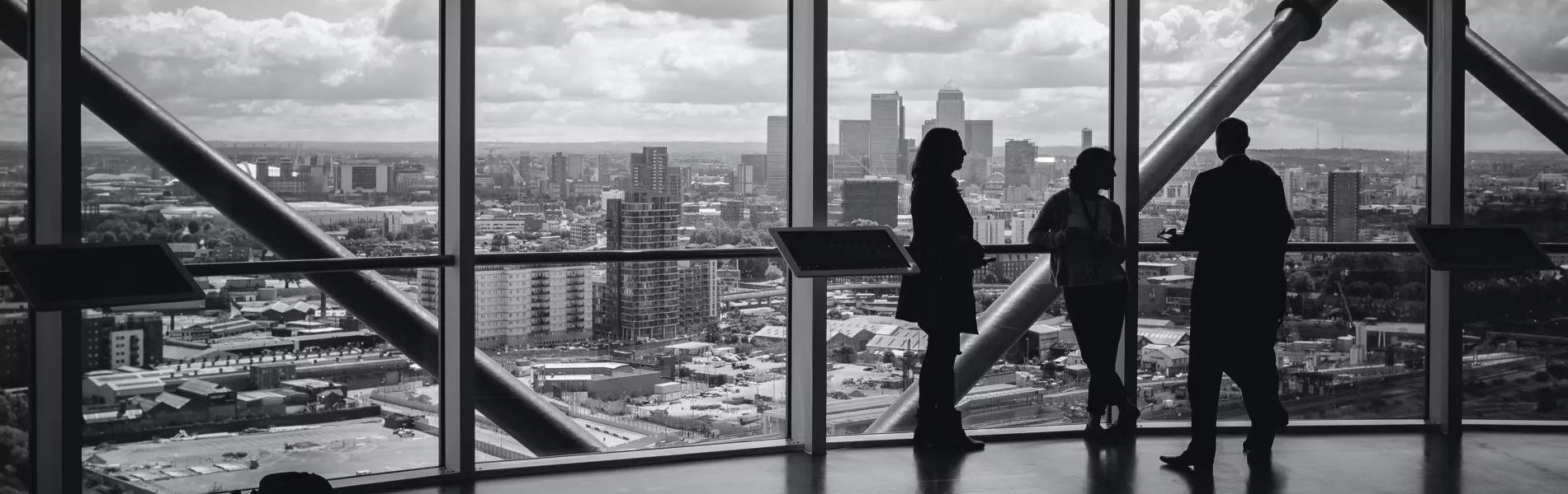 Image of people of standing in office