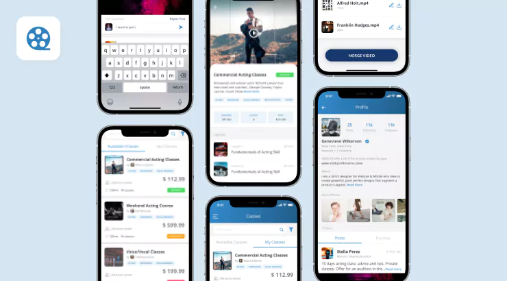 Social Media App Development for Actors